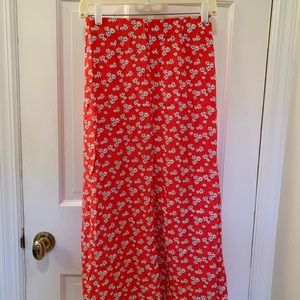 Zara Double Slit Maxi Skirt - Size XS